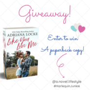 Instagram #Giveaway: LIKE YOU LOVE ME by Adriana Locke